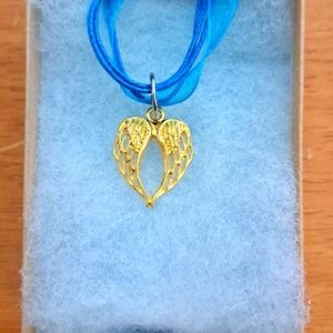 Gold Angel Wings Necklace